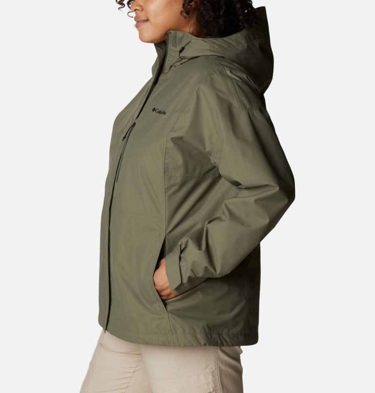 Women's Columbia Hikebound Jackets Olive | Plus Size CA-C1A05